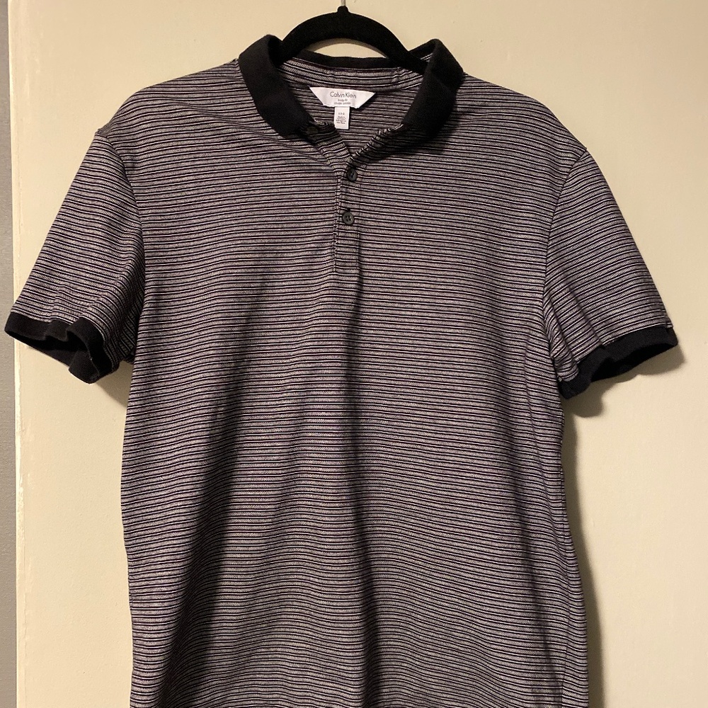 Calvin Klein body fit size L men’s polo shirt